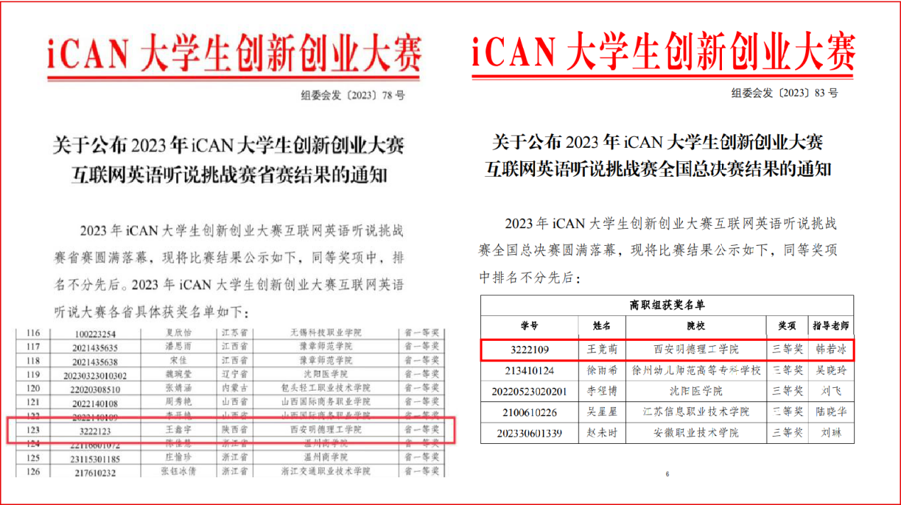 喜报连连 捷报频传 明德学子在重磅赛事中再传佳音